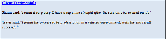Client Testimonials 3